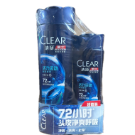 400g清扬男士活力运动+160g发水