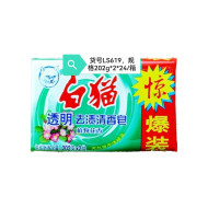 202g×2白猫去渍清香皂惊爆装(花香)绿28/1