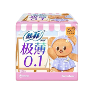 15片苏菲弹力贴身0.1极薄日用/规格箱